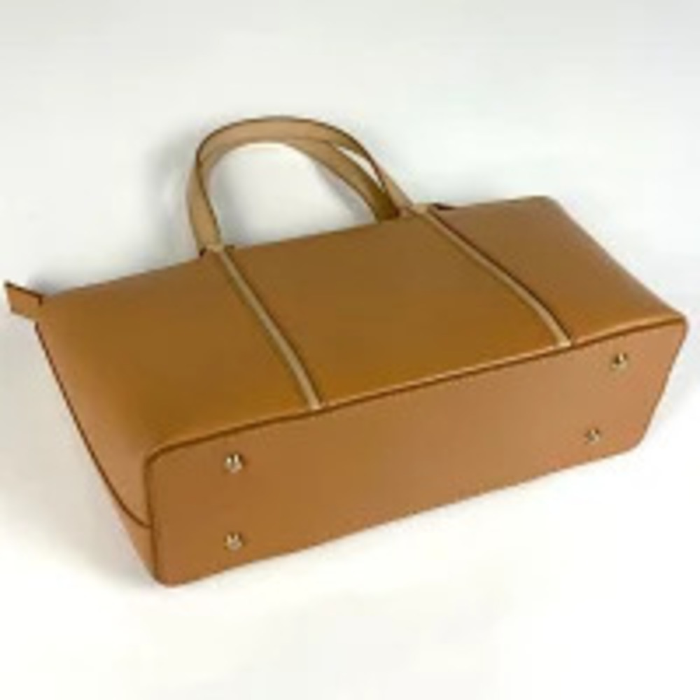 Burberry beige leather handbag check
